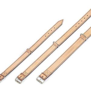 Karlie RONDO Halsband genäht - Natur/Schwarz - 32 mm, 62 cm