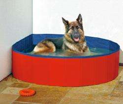 Karlie DOGGY POOL der Swimmingpool für Hunde - Rot-Blau - 80 cm – Bild 3