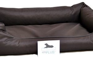 Lebon Hundebett Paula PLUS - Dunkelbraun - 100 x 75 cm